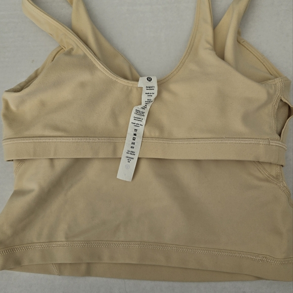 Lululemon Align Tank Top Light Support - Size 2 - Cream - A/B Cup - Picture 9 of 10
